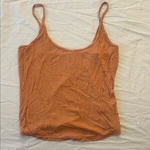 Me to We Terracotta Ribbed Camisole